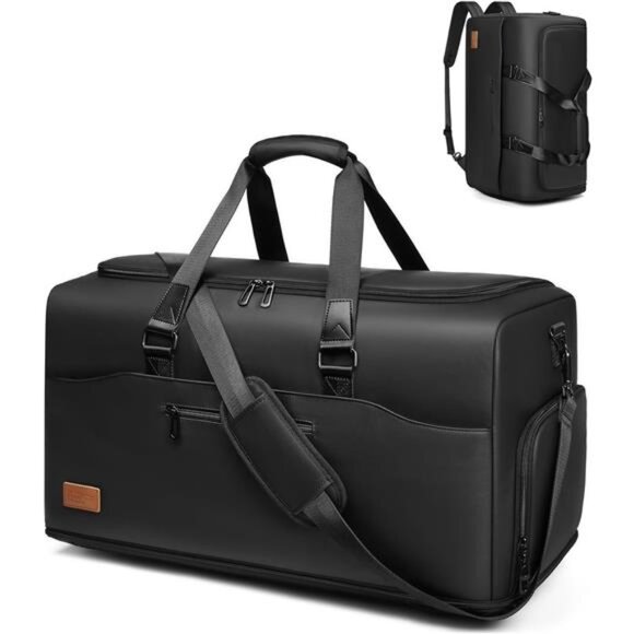 Men's Expandable 55/70L Duffle Bag for TravelTravel Bag Carry on Weekend Bag